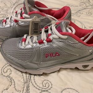 Fila Pink and Silver Women's Sneakers